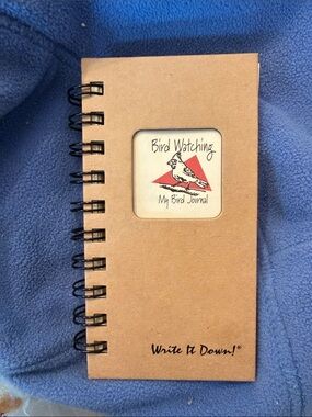 Bird Watching My Bird Journal - Brown Spiral Notebook by